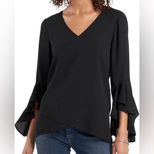 Elegant Black Women's Top